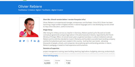 6000 étudiants sur Udemy / 6000 students on Udemy