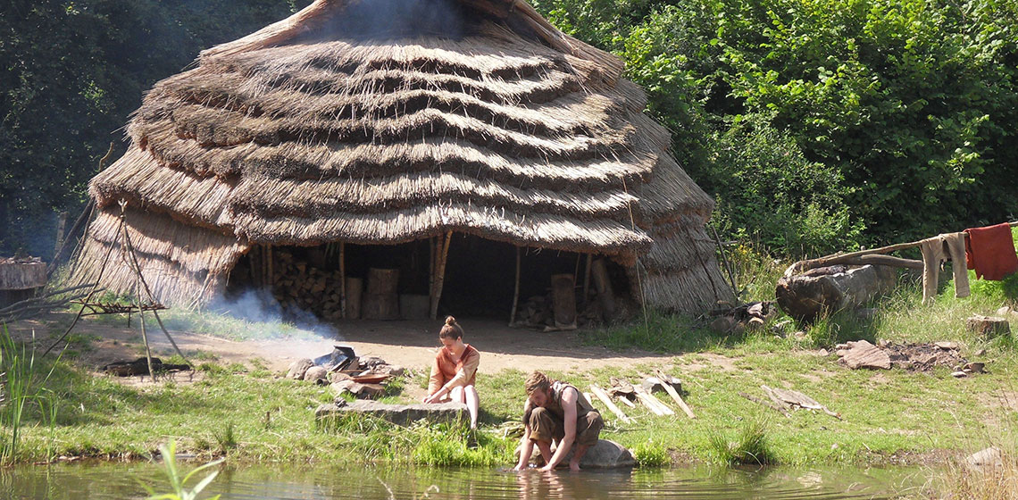 “Mesolithic Living” Project - experiment in the Steinzeitpark Dithmarschen, Albersdorf (Germany)